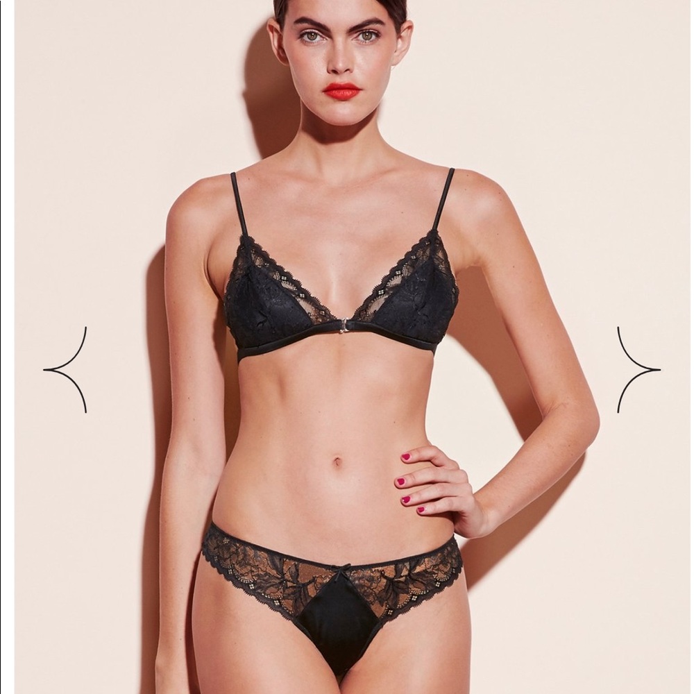 FLEUR DU MAL TRIANGLE GARDENIA BRA
